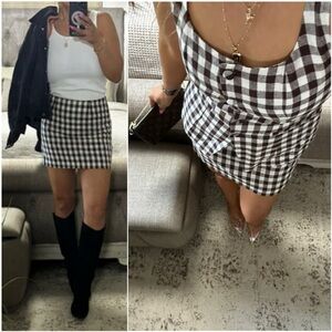 New๐ Gingham Goals โ Vest & Skirt Set